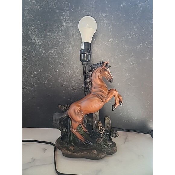 Lamp Table Night Lamp Horse Equine DWK  Just Base - Picture 3 of 10